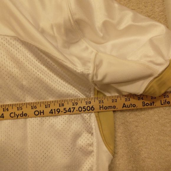 Nike vintage tshirt jersey mens Xl Xlarge white short sleeve football 90s - Picture 8 of 10